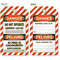 Bilingual Do Not Operate Equipment Lock Out Tag