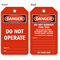 Do Not Operate Tag With Backside Option