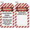 Electrical Panel Locked Out OSHA Lockout 2-Sided Tag