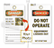 Do Not Operate Self-Laminating Tag