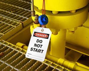 Danger Do Not Start Tag