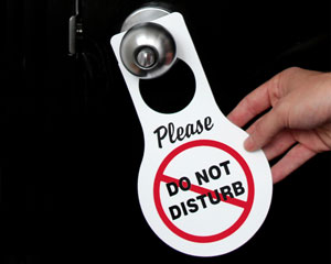 Do Not Enter Tag