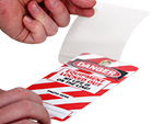  Danger Self Laminating Tags