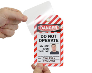 Self Laminating Tag