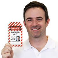 Danger Tag: Do Not Remove Lockout Device