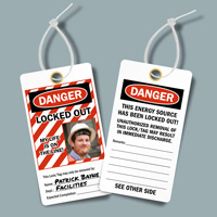 Life Line Lockout Tag for Safety