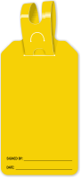 Blank Self Locking Tag