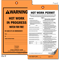 Custom Hot Work Permit Tag