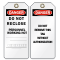 Do Not Reclose Danger Tag