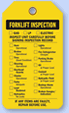 Forklift Inspection Tags