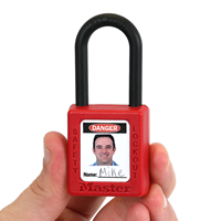 Add Your Photo Here Self Laminating Label