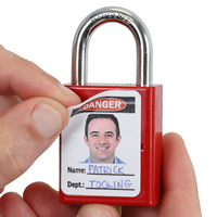 Add Your Photo Here Self Laminating Label