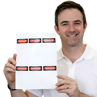 Danger Laser Printable Safety Tag