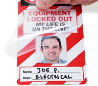 Equipment Locked Out Tag